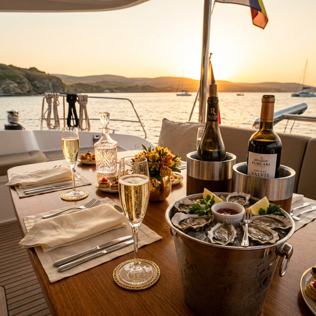 Luxury experience on yacht